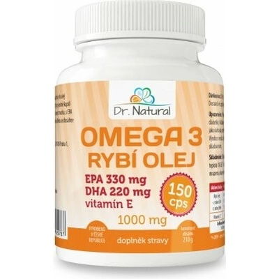 Dr. Natural Omega 3 rybí olej 150 tabliet
