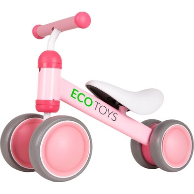 ECOTOYS Cvičebný minibicykel pre deti ružový