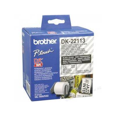 Лента Brother Paper Tape Film Clear Film tape 62mm x 15.24m for QL-5 - DK22113