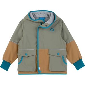 finkid Детско водоустойчиво яке Finkid Kid's Kiva Move Waterproof jacket - Vetiver / Mosaic - размер 120/130 (703-6723-0214)