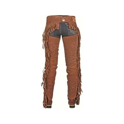 HKM Chapsy s třásněmi hnědé – Zboží Mobilmania