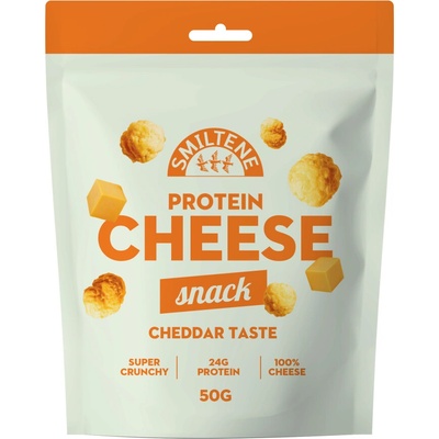 SMILTENE Křupavé sýrové kuličky s příchutí cheddar sýru 50 g