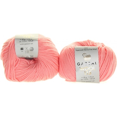 Gazzal Wool 115 3321 růžová