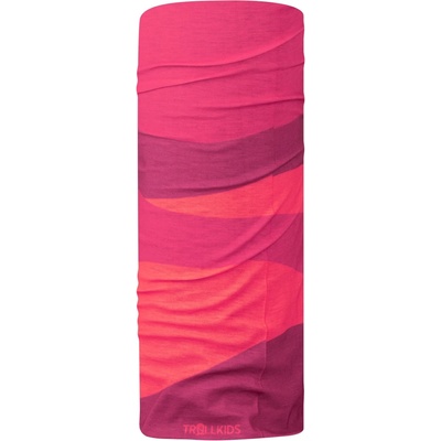Trollkids Детски шал Trollkids Girl's Coastal Sunset Multitube Neckerchief - Bright Pink / Watermelon - размер One Size (203-2623-0411)