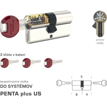 MPkovania DK - PENTA plus US D 55 + V 65 mm