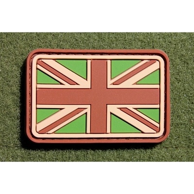 JACKETS TO GO Nášivka vlajka Veľká Británia plast MULTICAM
