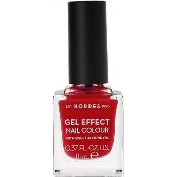 Image 1 of KORRES Лак с гел ефект с бадемово масло, Korres Gel Effect Nail Colour, 51 Rosy Red 11ml