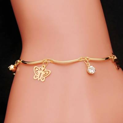 HARAHU Náramok Gold Butterfly