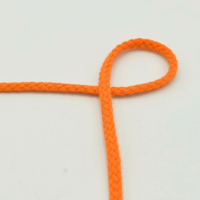 Bavlněná šňůra 6mm - oranžová