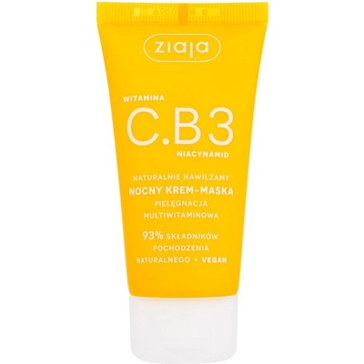 Vitamin C. B3 Niacinamide Night Cream-Mask от Ziaja за Жени Нощен крем за лице 50мл