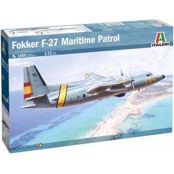 Italeri Italeri: Fokker F-27 самолет за морско патрулиране модел 1: 72 (1455s)