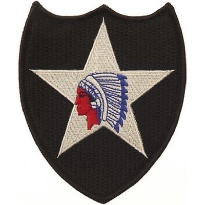 U.S.ARMY Nášivka 2ND INFANTRY DIVISION velká barevná