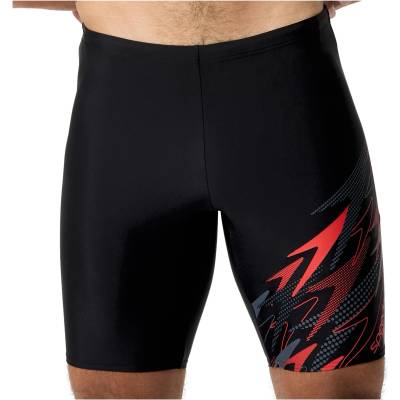 Speedo Мъжки бански слипове Speedo Medley Logo Jammer Swim brief - Anthracite / High Risk Red - размер 8 (EU) (050-1141-1218)