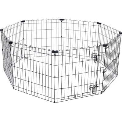 Tiaki kovová ohrada pre šteňatá Veľkosť M 8 panelov á Š 61 x V 76 cm