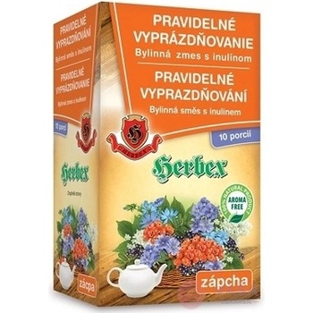 HERBEX PRAVIDELNÉ VYPRÁZDŇOVANIE bylinná zmes s inulínom 10 x 6 g