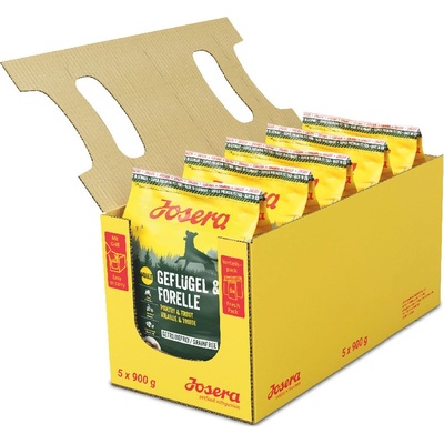 Josera Adult Poultry & Trout 5 x 0,9 kg