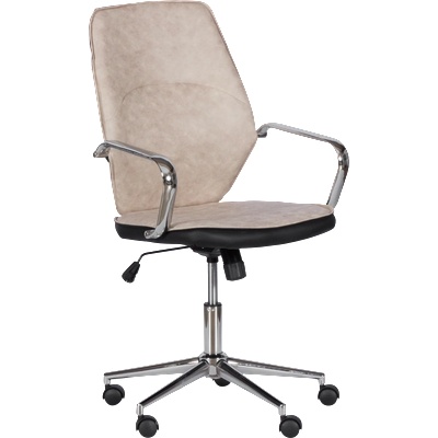 Работен офис стол Carmen 6374-1 - бежов (3520744_1)