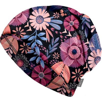 Unuo dámská fleecová čepice Kouzelné květiny