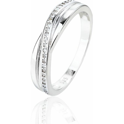 JVD Prsten SVLR1299XJ6BI stříbrný