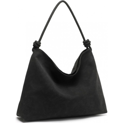 Miss Lulu Minimalistická elegantná kabelka LG2324 čierna