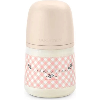 Suavinex láhev kojenecká fyz Wild & Free růžová 150ml
