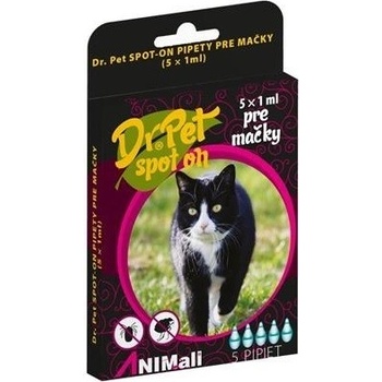 Animall Professional Care Dr. Pet Spot-On pre mačky 5 x 1 ml