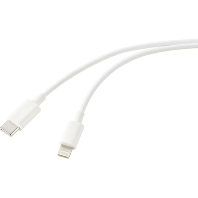 Renkforce RF-5724080 USB 2.0 USB-C ® zástrčka Apple Lightning konektor 2m bílý