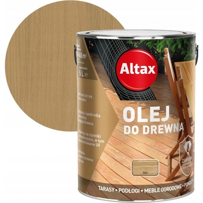 Altax tungový olej na dřevo 5L dub – Sleviste.cz