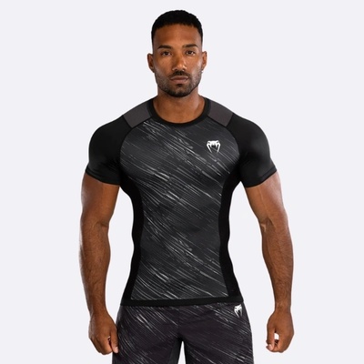 VENUM Рашгард Venum Rapid Short Sleeve - Black/Storm Grey - XL