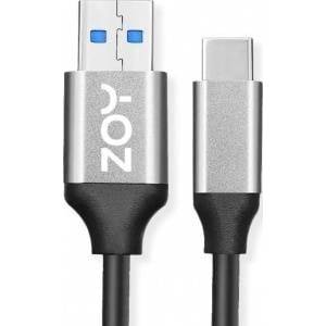 Bezoya USB Cable ZOY USB-A - USB-C 2 m Black-silver (ZCAC2)