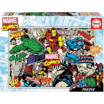 Image 1 of Educa - Puzzle Marvel Comics - 1 000 piese