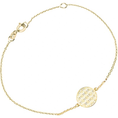 Cutie Jewellery Jemný dámský náramek ze žlutého zlata Z0121-60-X-1