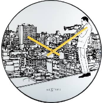 NeXtime Стенен часовник Trumpet City (8191)