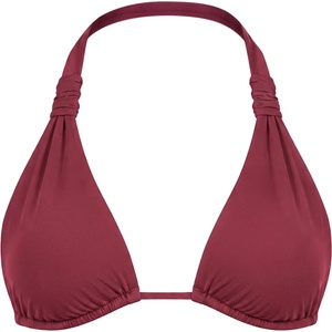 Seafolly Дамско бикини горнище Seafolly Seafolly Collective Multi Fit Longline Tri Bikini top - Dark Burgundy - размер 34 (EU) (150-6655-0311)