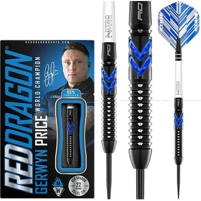 RedDragon steel Gerwyn Price Blue Ice 22g90% wolfram