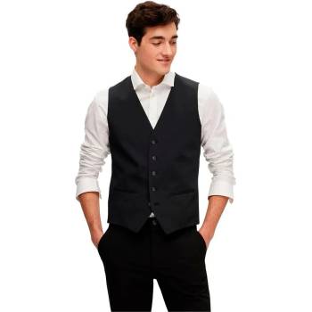 SELECTED Елек Selected Liam Slim Fit waistcoat - Black (Black)