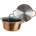 ibili Тенджера IBILI Natura Copper със стъклен капак - Ø24 х h11 см (IBILI 495424)