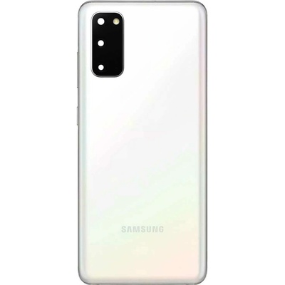 Kryt Samsung G980 Galaxy S20 zadní + sklíčko kamery Cloud bílý