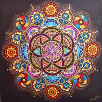 Gaira Diamantové malování Mandala D1819