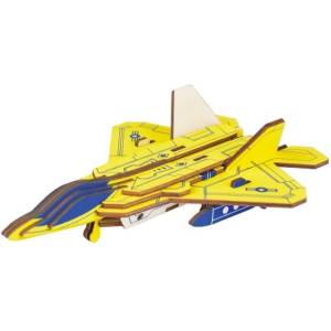 Woodcraft construction kit Woodcraft Дървен 3D пъзел Изтребител F22 raptor (XA-G041H)