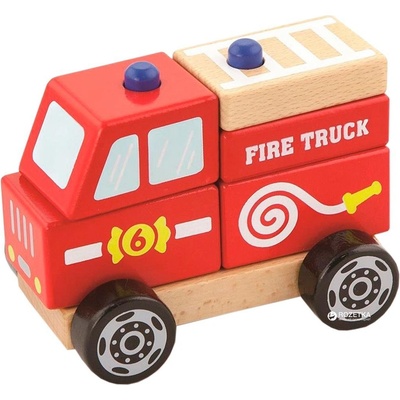 Viga Dřevěná skládačka HASIČI