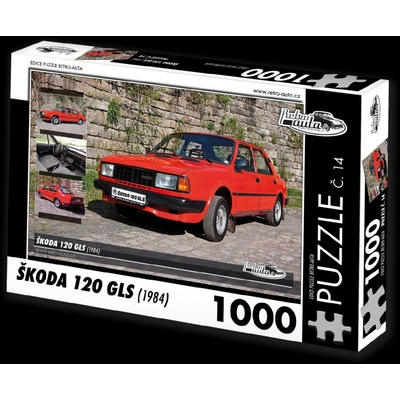 Retro-Auta č. 14 Škoda 120 GLS 1984 1000 dílků – Zboží Dáma