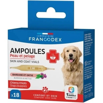 Francodex Skin and Coat ampulky pes štěně 18x1 ml