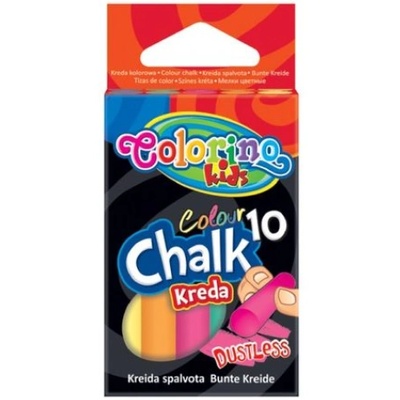 Colorino - Тебешир 10 цвята безпрашен