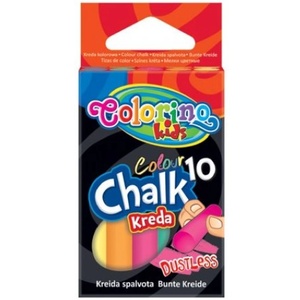 Colorino - Тебешир 10 цвята безпрашен