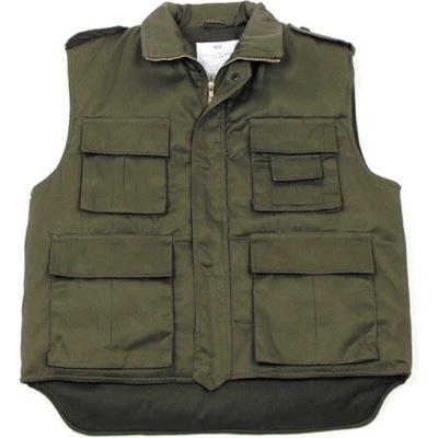 MFH vesta RANGER - teplá, prešívaná - OLIVA