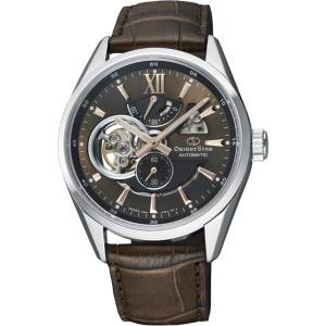 Orient Star RE-AV0006Y - Мъжки часовник, Автомат, 41mm, 10 ATM, Кафяв Часовници