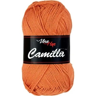 Vlna-hep Příze Camilla 8200 oranžovo-rezavá