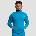 GymBeam Мъжки суичър с цип Limitless Zip Up Aquamarine L