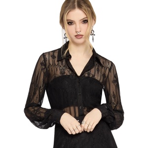 KILLSTAR дамска риза KILLSTAR - Ash Chapel - Black - KSRA014367